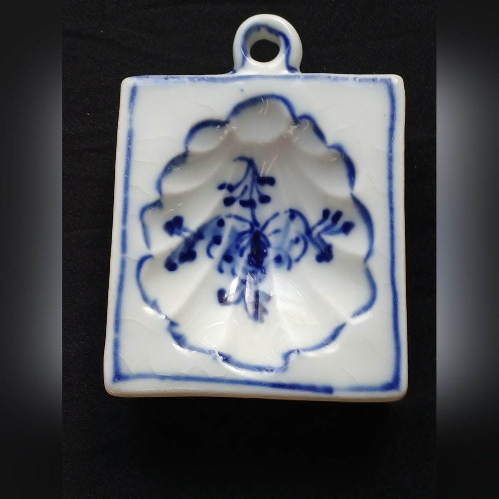 Vintage Blue And White Delft Trinket Dish